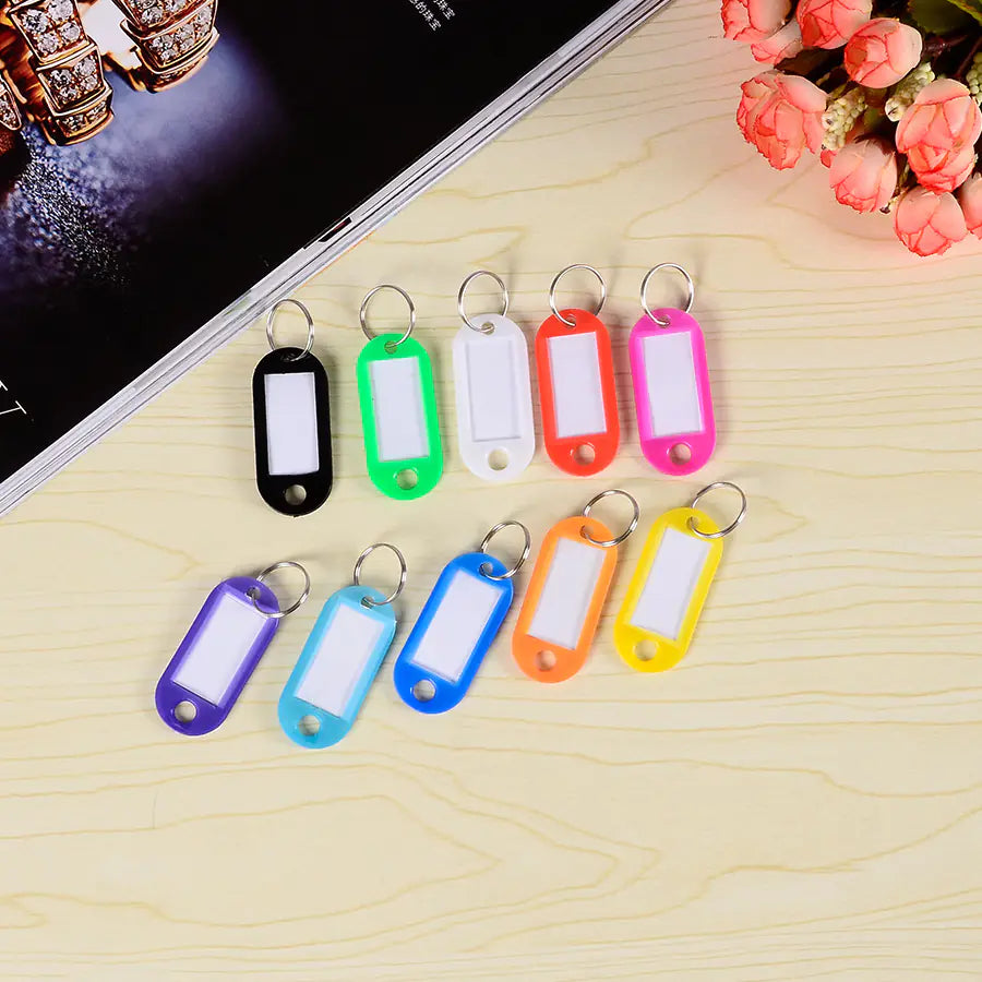Wholesale PE Colored Plastic Key Tags for Luggage