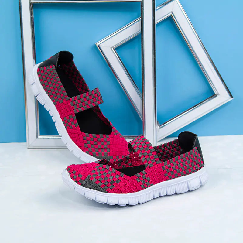 Fashion Casual Women's Flat Shoes with Braided Design