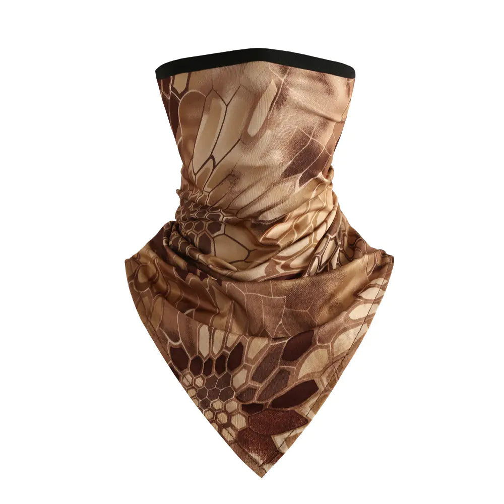 Summer Ice Silk Triangular Scarf Mask for Outdoor Cycling