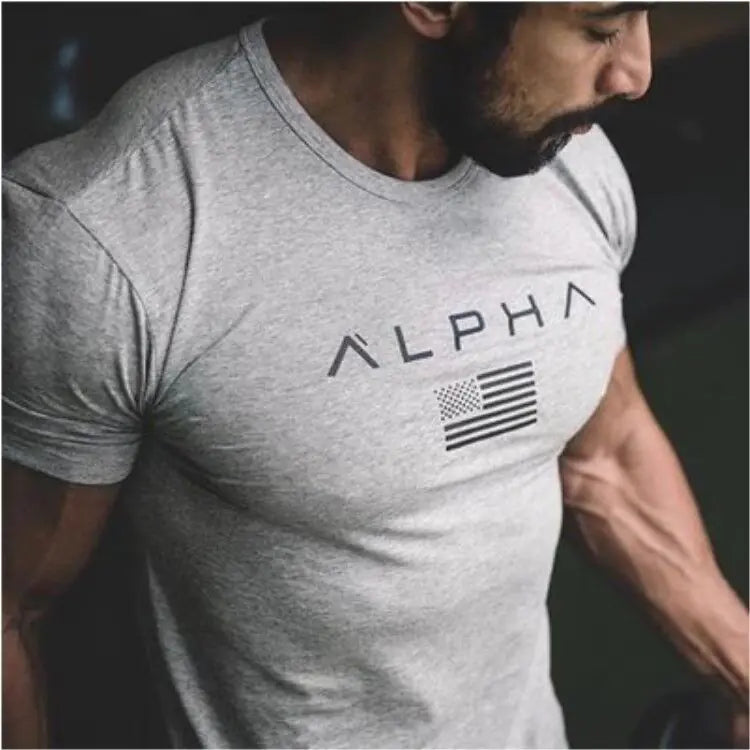 Men's Summer Fitness T-Shirt - Breathable Casual Wear