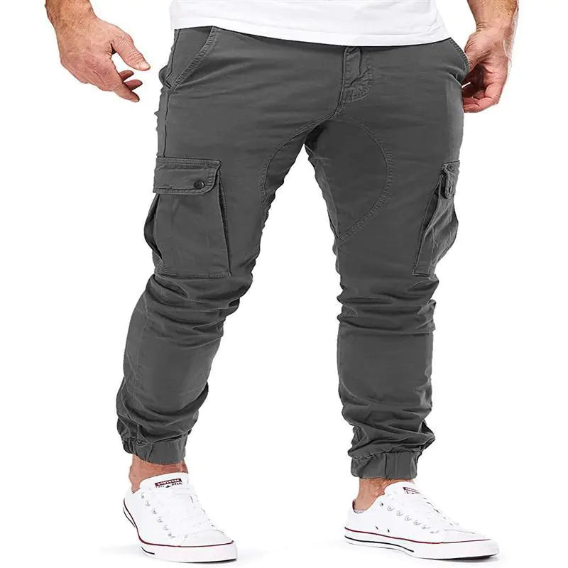 Casual Multi-Pocket Overalls Trousers