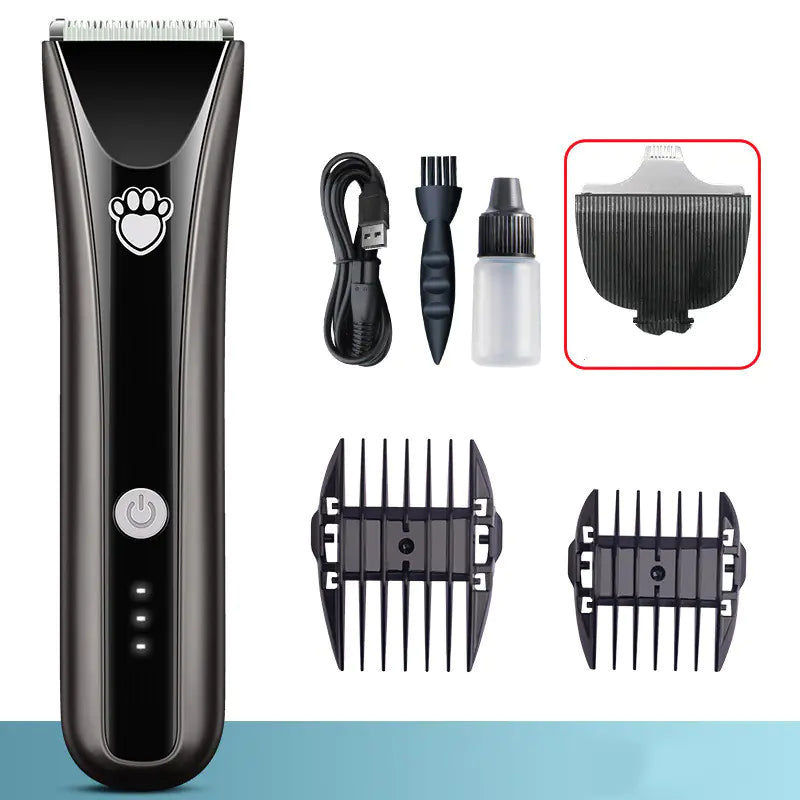 Waterproof Electric Pet Clipper with Quiet Operation