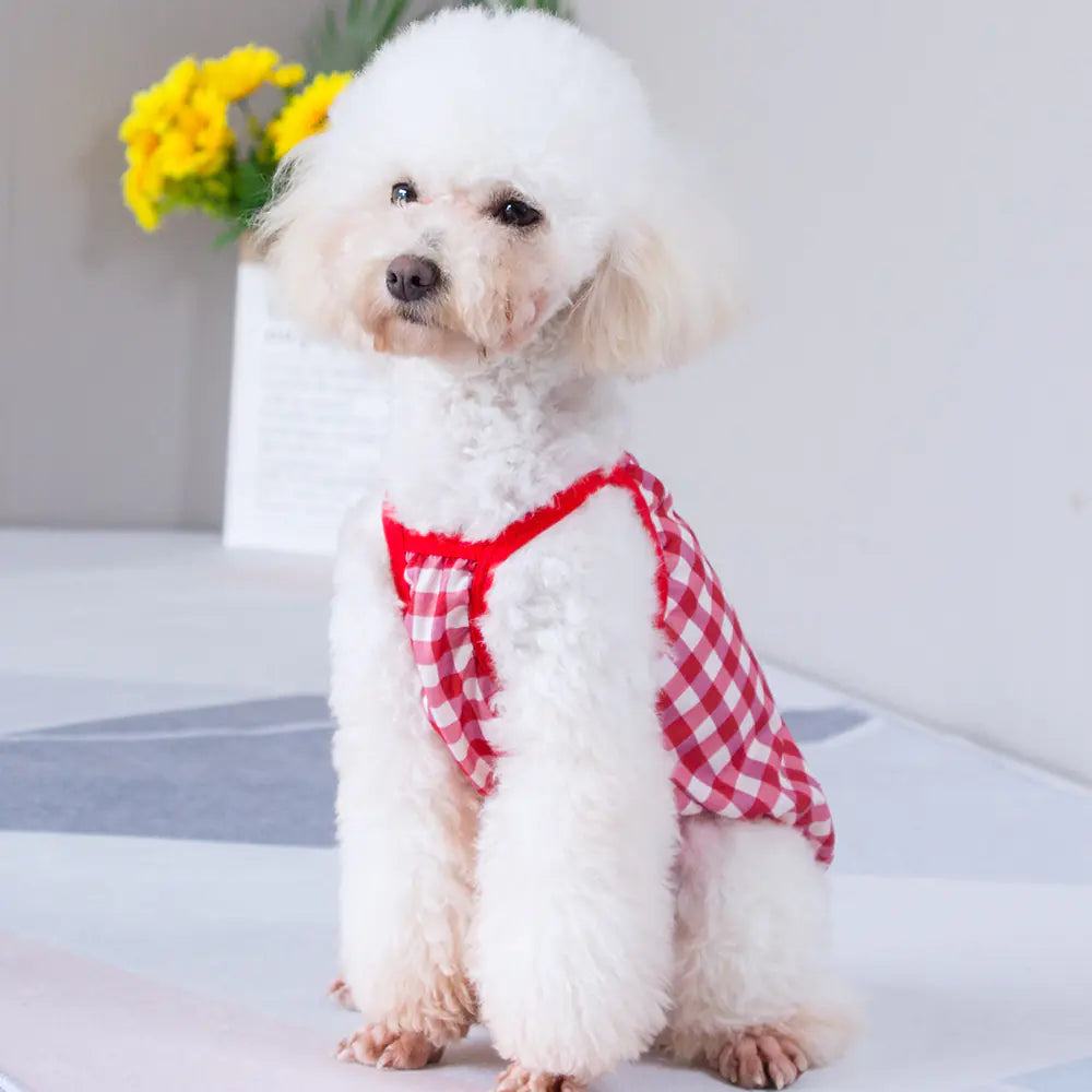 Summer Thin Plaid Camisole with Fashionable Style