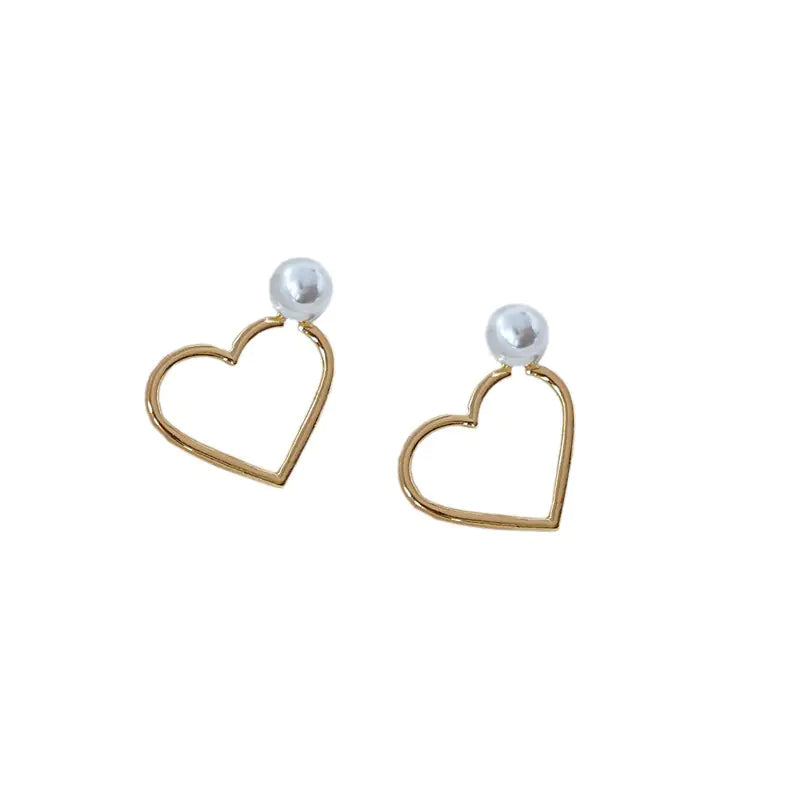 Hollow Heart Shaped Earrings