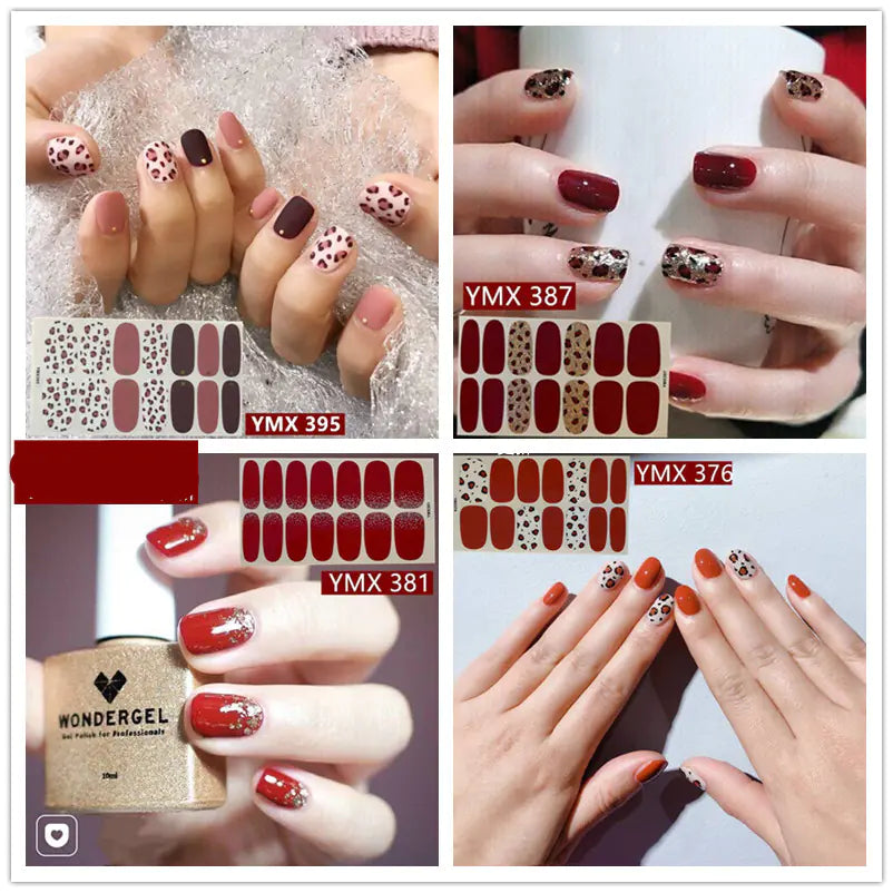 Waterproof 3D Nail Art Stickers for Manicure