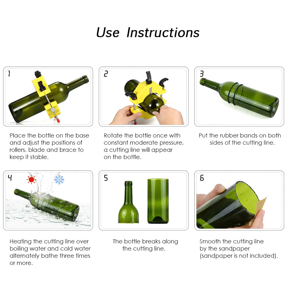 Bottle Cutter for Glass and Ceramic Bottles