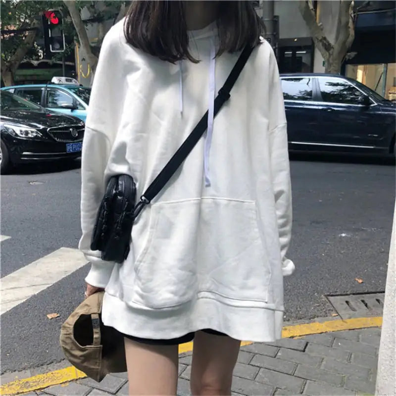 Hooded Long-Sleeved Cardigan Sweater for Women
