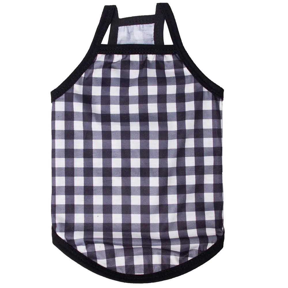 Summer Thin Plaid Camisole with Fashionable Style