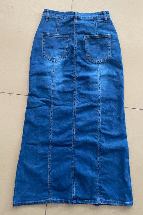 WOMEN FASHION DENIM MAXI Dress