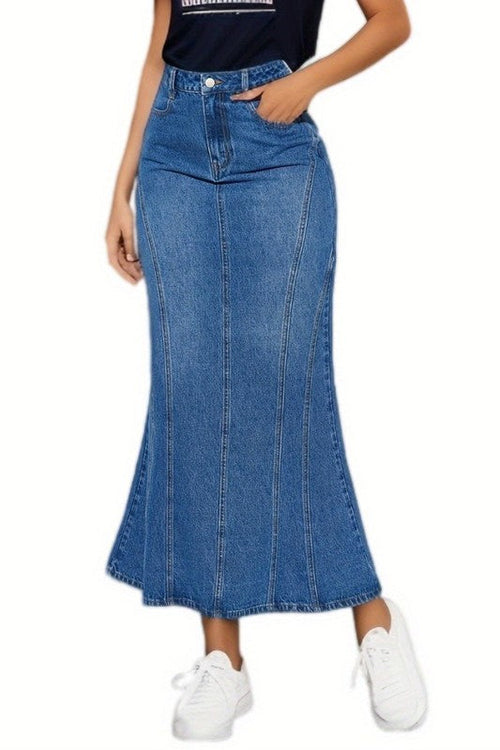 WOMEN FASHION DENIM MAXI Dress