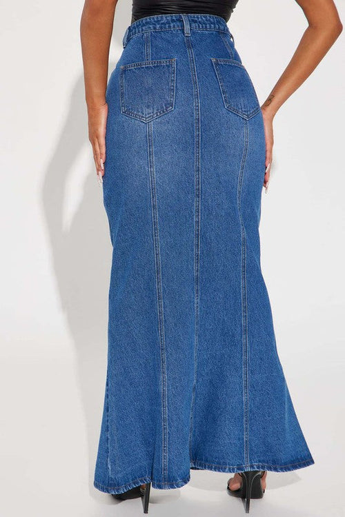WOMEN FASHION DENIM MAXI Dress