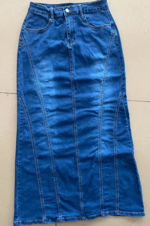 WOMEN FASHION DENIM MAXI Dress