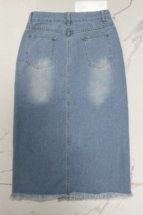 WOMEN FASHION DENIM SKIRT