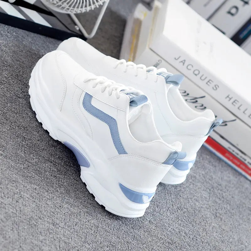 Fashionable Women's White Sneakers - 2020 Korean Style