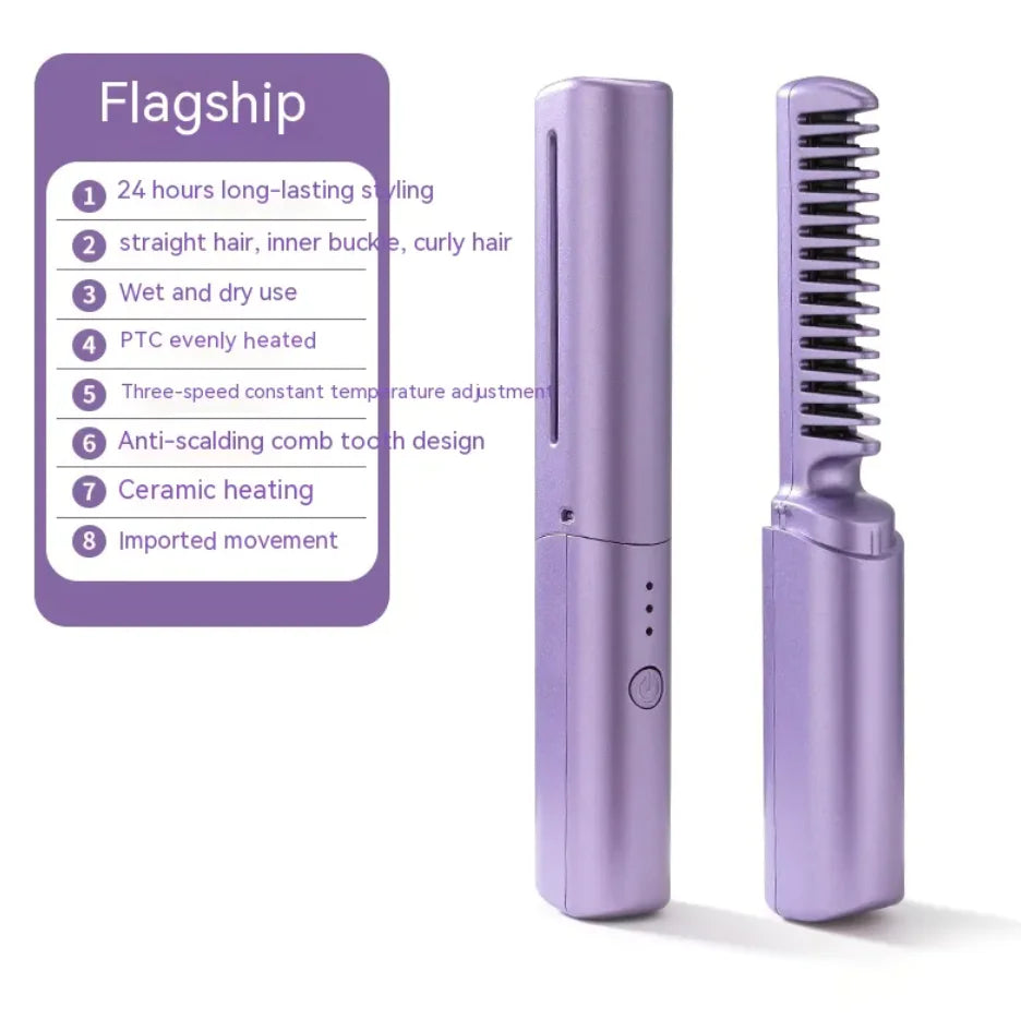 Mini Rechargeable Hair Straightener