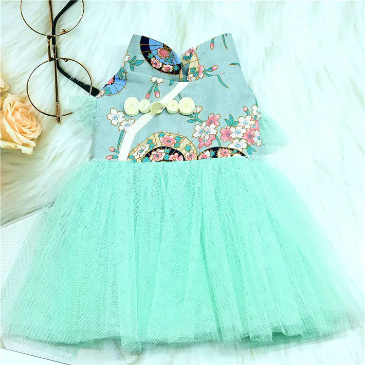Retro Style Pet Dress for Dogs
