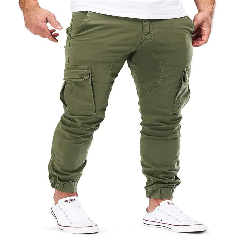 Casual Multi-Pocket Overalls Trousers
