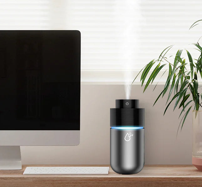 Car Humidifier with Spray Air and Aromatherapy Diffuser