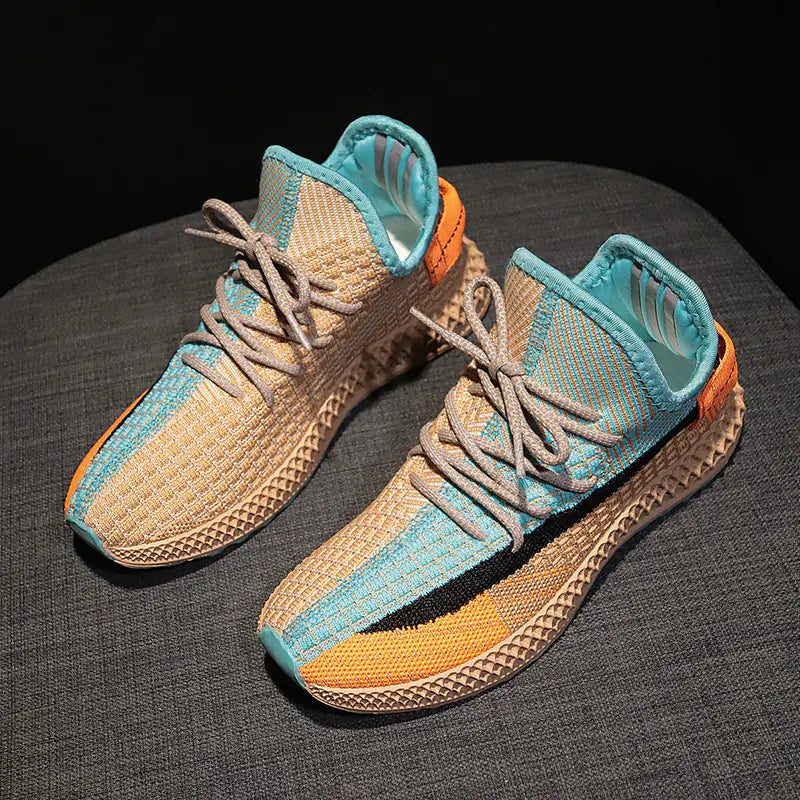 utumn/Winter Knit Women's Casual Sports Shoes