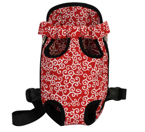 Breathable Portable Canvas Pet Chest Backpack