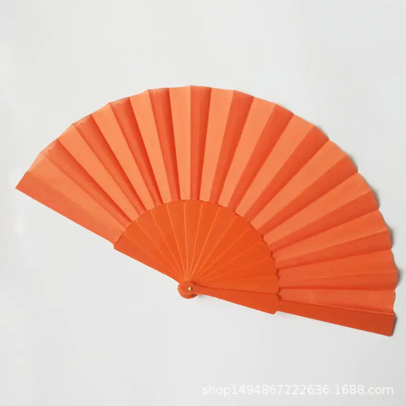 European Style Plain Folding Fan