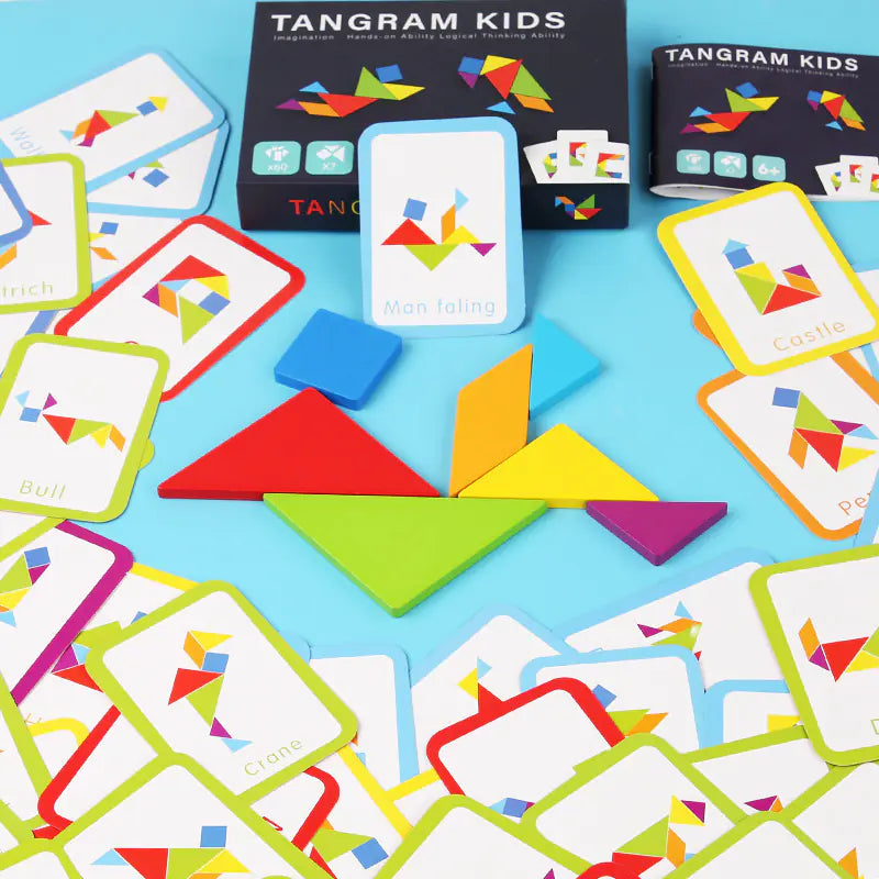 Avant-garde Tangram Puzzle - Creative Geometric Jigsaw
