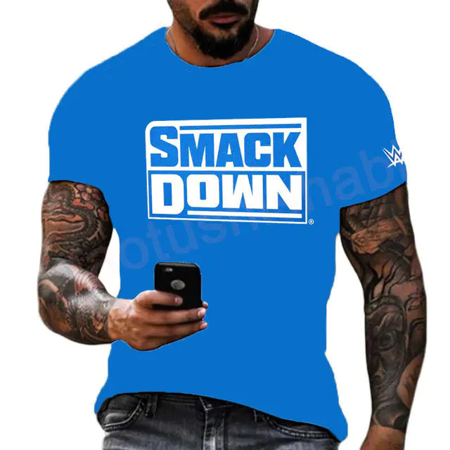 Men's 3D Wrestling Competition T-Shirt