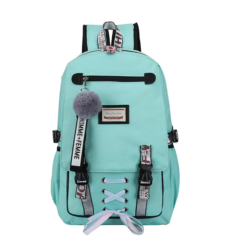 USB Charging Anti-Theft Backpack for Students