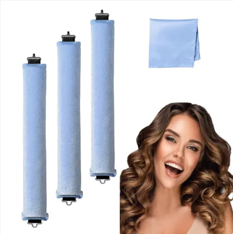 Heat-Free Rubber Hair Curler – 3 Hook Design