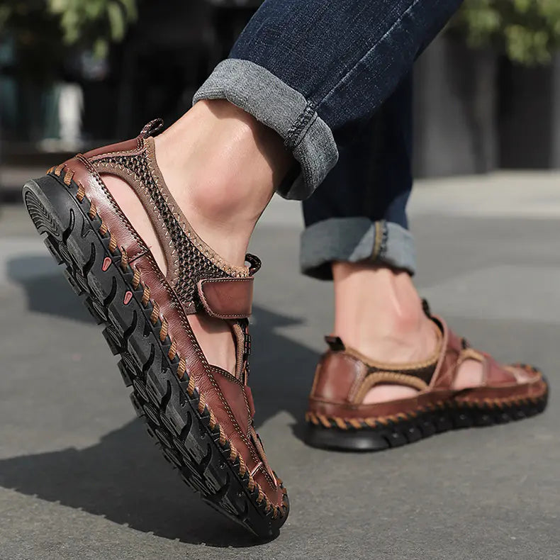 Men's Genuine Leather Outdoor Sandals (New Style)