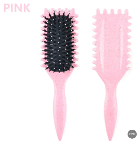 Bounce Shape Round Bristle Hair Brush