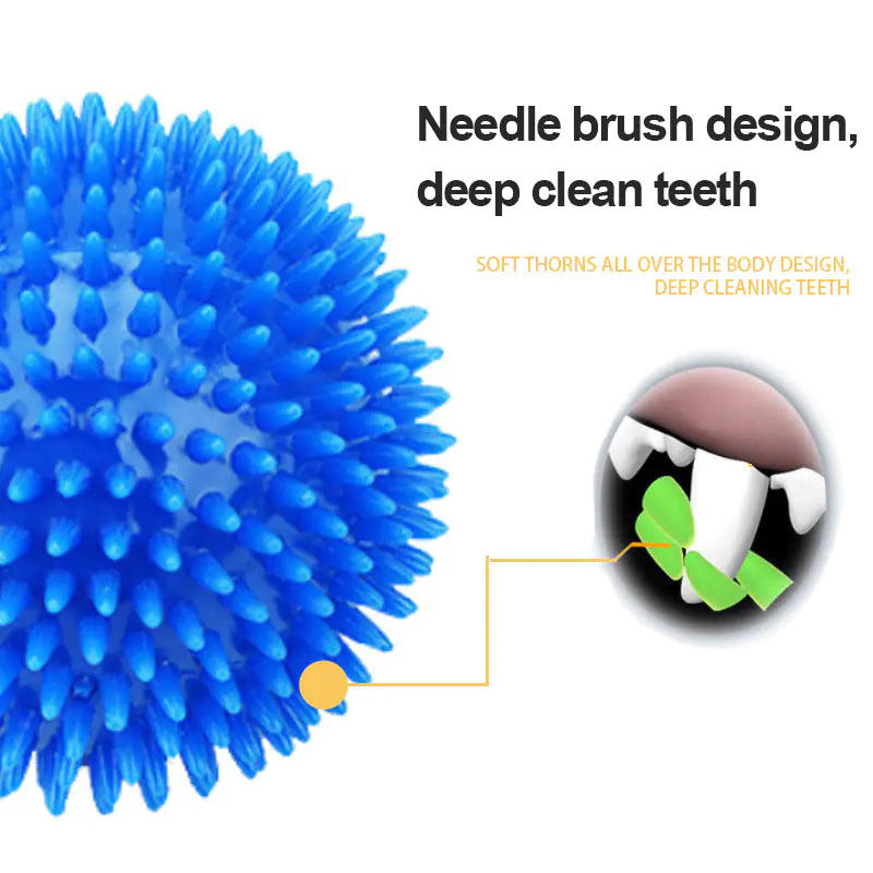 Transparent Elastic Dog Toothbrush Massage Ball