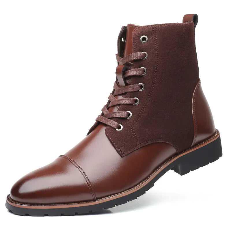Pointed Velvet Warm Martin Boots