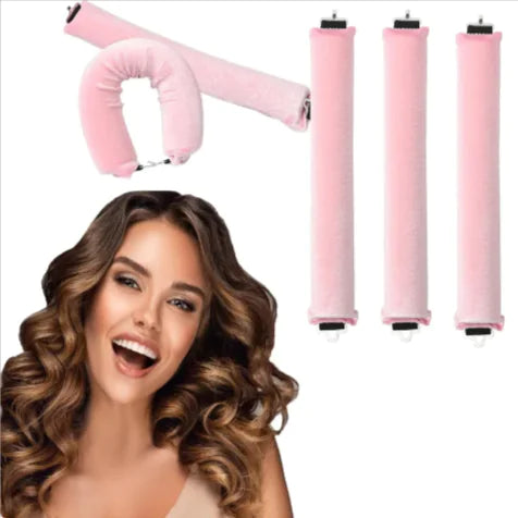 Heat-Free Rubber Hair Curler – 3 Hook Design