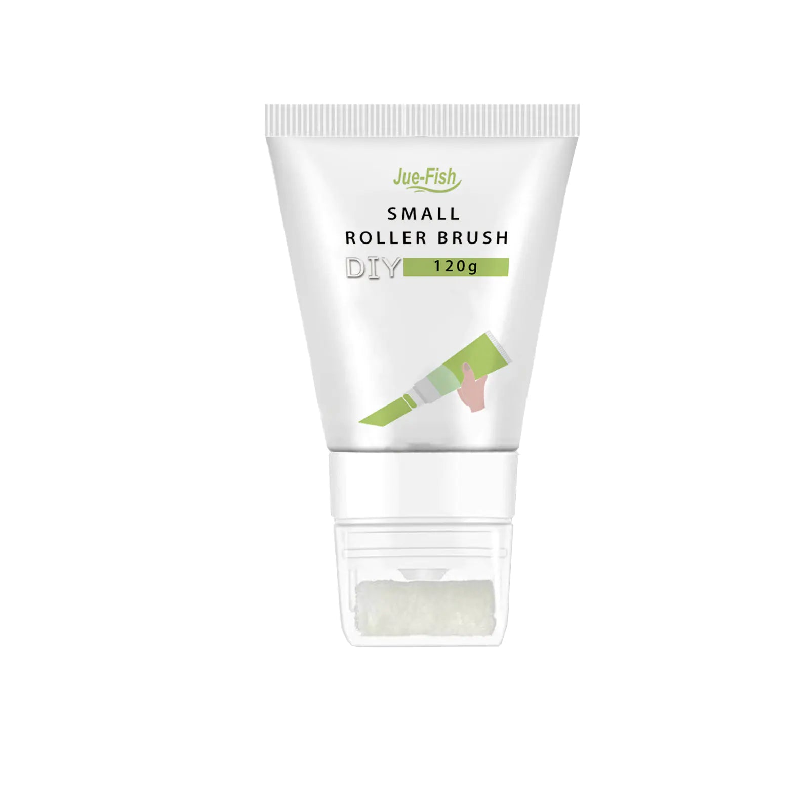 Jue Fish White Wall Paint Touch-Up Mini Roller Brush