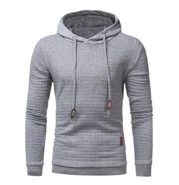 Men's Hooded Casual Pullover Sweatshirt Jacket