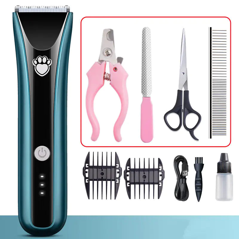 Waterproof Electric Pet Clipper with Quiet Operation