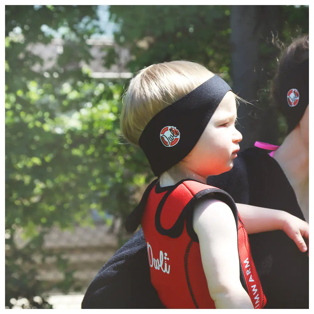 Swimwarm Ear Band, Baby, Black