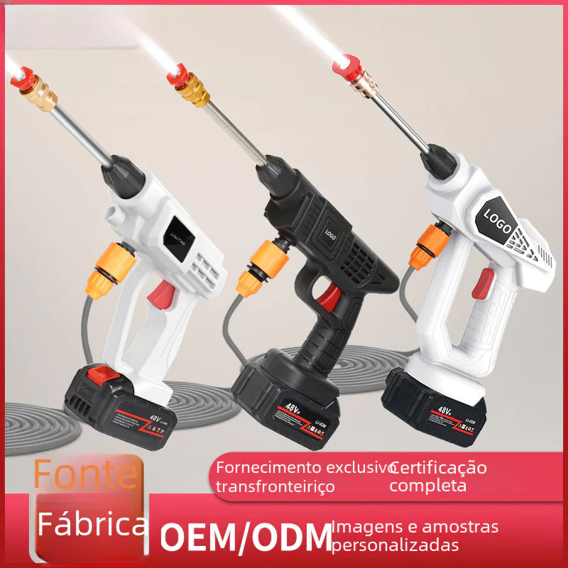 Portable Wireless High-Pressure Car Wash Gun