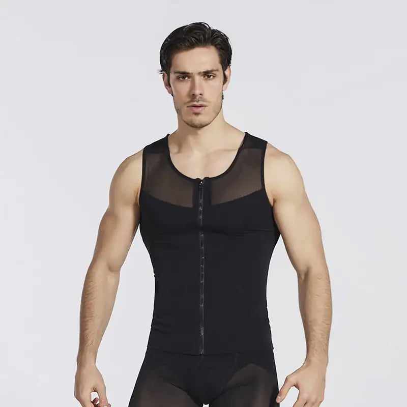 Men's High Elastic Breathable Mesh Zipper Shorts