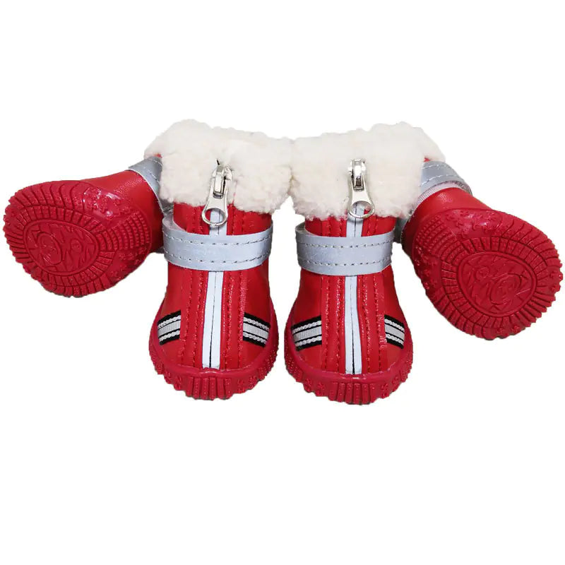 Thickened Snow Cotton Shoes for Fashionable Dogs
