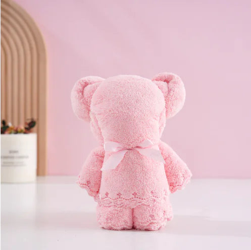 Creative Bear Microfiber Coral Fleece Hand Towel