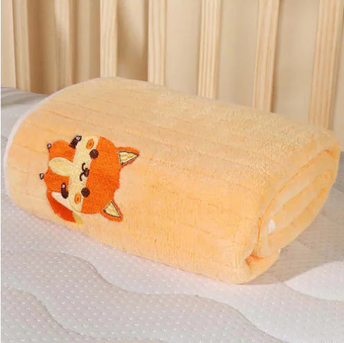 Small Animal Bath Towel with Embroidery 27.5"x55.1"