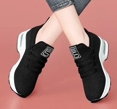Breathable High Heel Platform Sneakers for Students