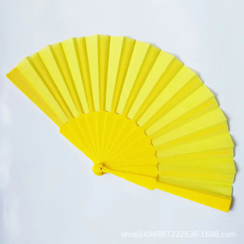European Style Plain Folding Fan