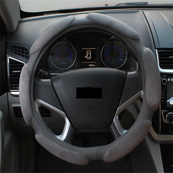 3D Suede Steering Wheel Cover