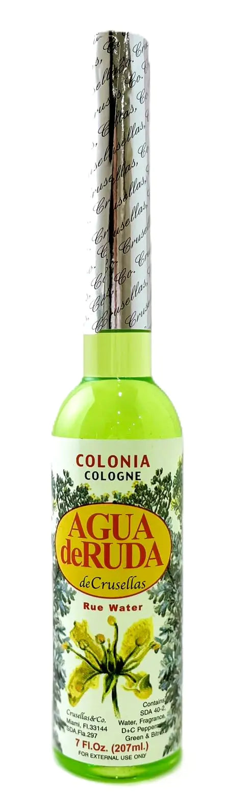 Crusellas Rue Water (Agua de Ruda) Splash Cologne 7 Fl. Oz.