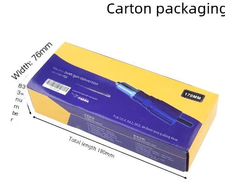 Electric Rivet Gun Core Pulling Adapter for Aluminum Nails