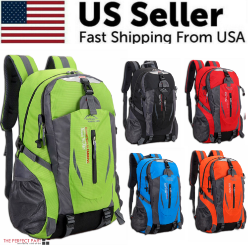 40L Men Women Travel Backpack Rucksack Camping Laptop Hiking School