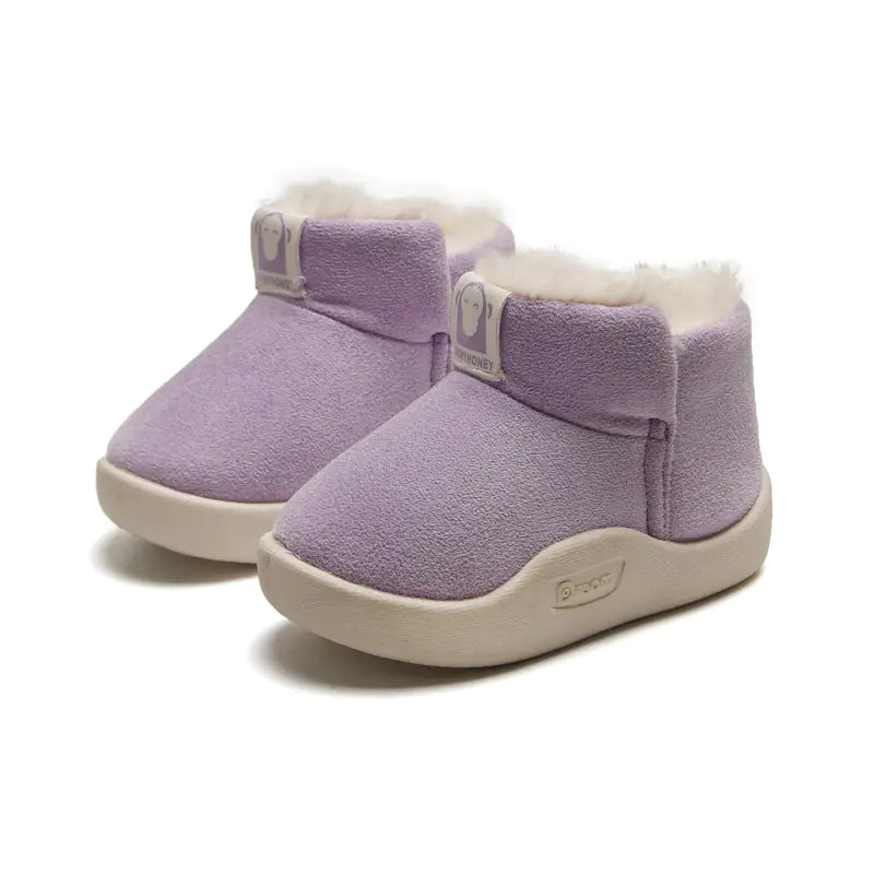 Warm Plush Snow Boots for Infant Toddler Girls & Boys